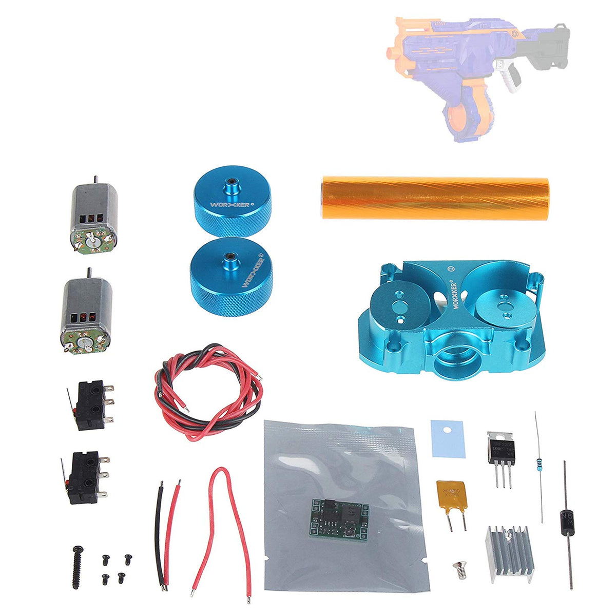 Nerf hyperfire hot sale mod kit