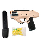 WORKER Nightingale 2.0 Semi-Automatic Blaster,  Strong 132 Magnetic Semi-Auto Flywheel Half Dart Blaster Pistol Toy Free DIY (Batery Not Included)