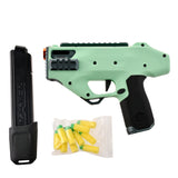 WORKER Nightingale 2.0 Semi-Automatic Blaster,  Strong 132 Magnetic Semi-Auto Flywheel Half Dart Blaster Pistol Toy Free DIY (Batery Not Included)